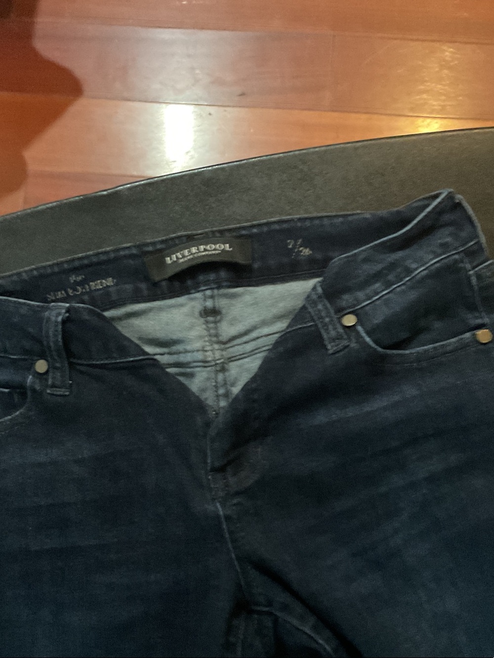 Liverpool Wonen’s Slim Jeans in Dark Blue